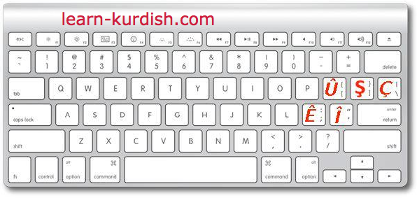 لوحة مفاتيح كردية كرمانجي kurdish-keyboard-kurmanci